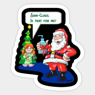 Funny Santa Claus original santa Sticker